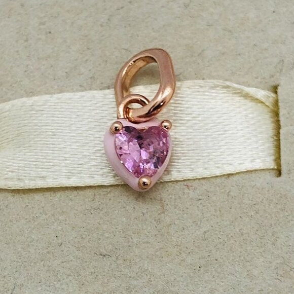 ✨✨Pandora ME Pink Chakra Heart Mini Dangle Charm - Picture 5 of 5
